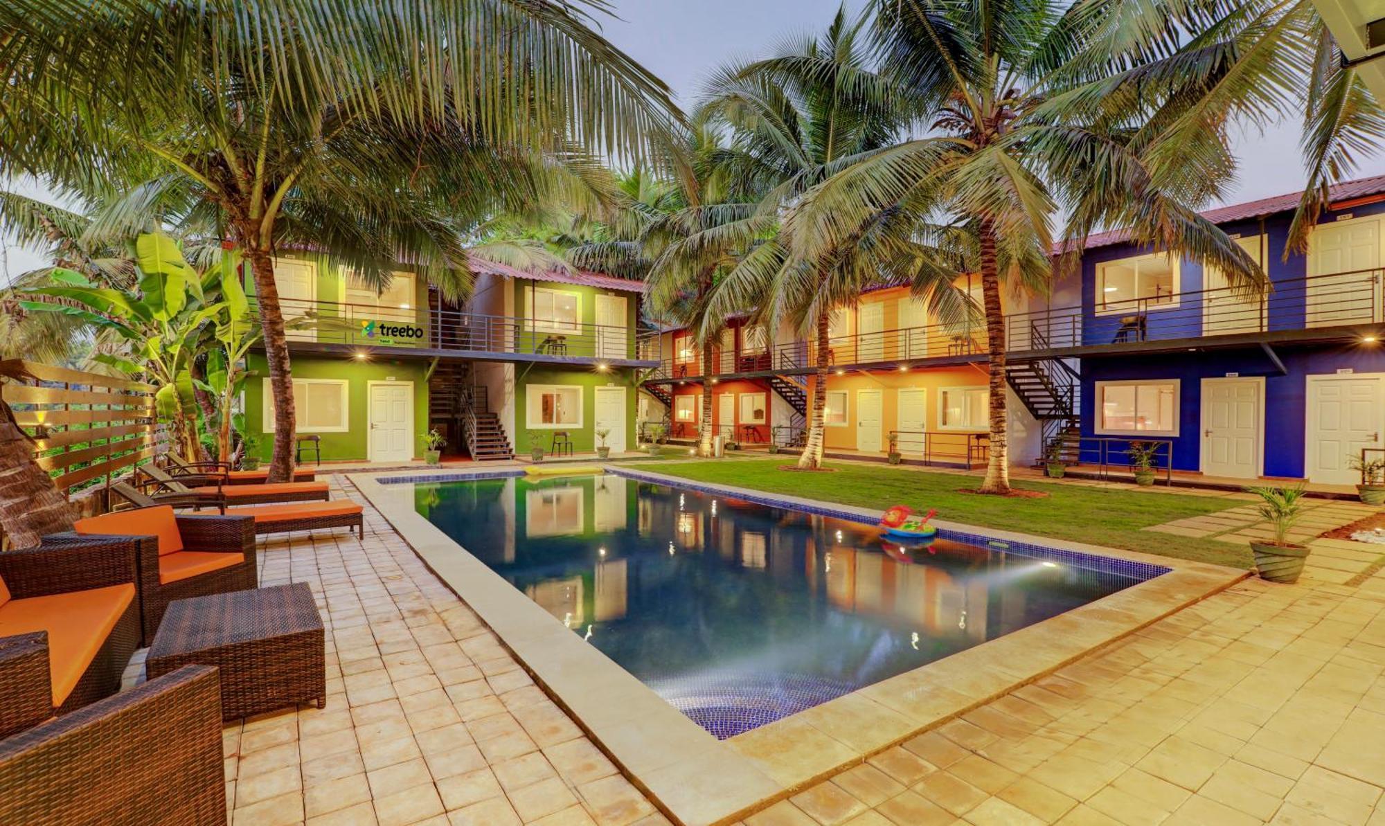 Treebo Morjim Banyan Resort Экстерьер фото